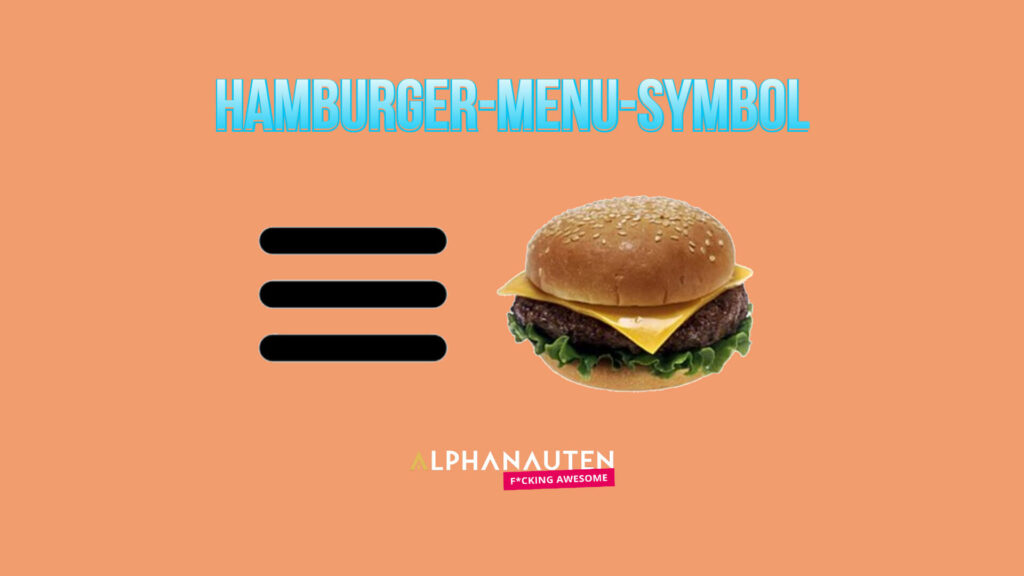 Hamburger Menu Symbol