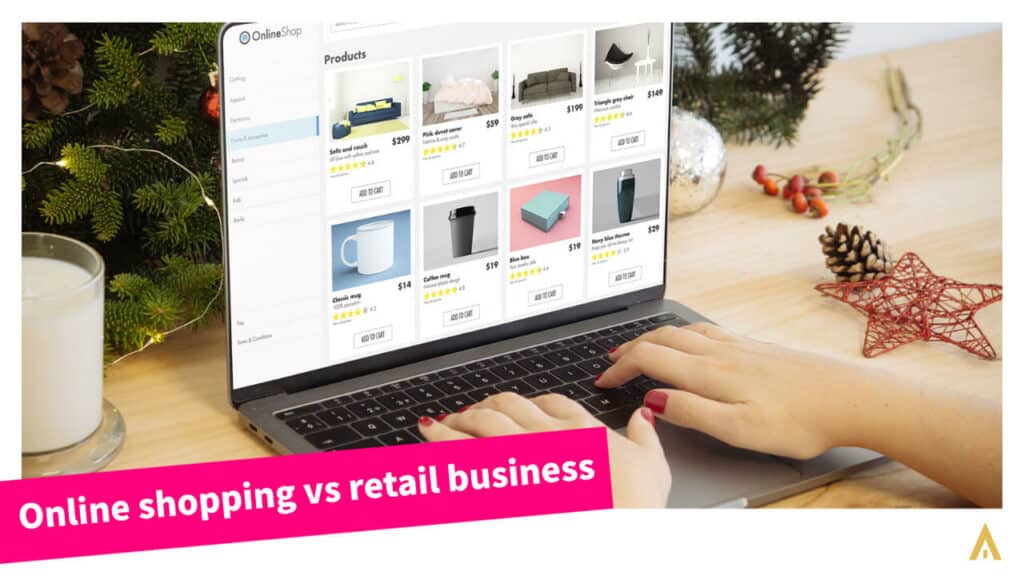 Online shopping vs retail business
